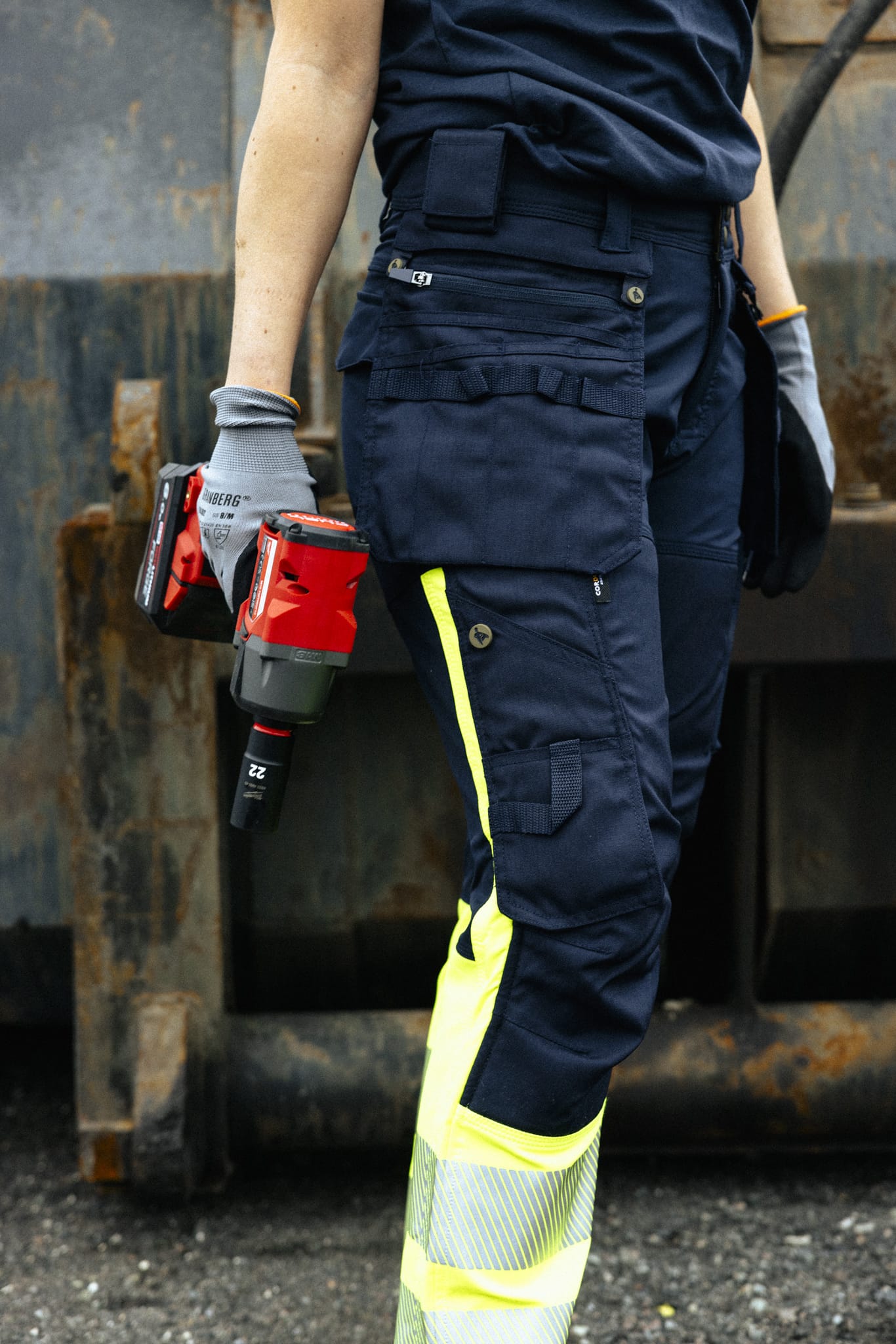 Porsgrunn Bukse - Formsydd - Dame - HIVIS - Sky Captain (NB*)